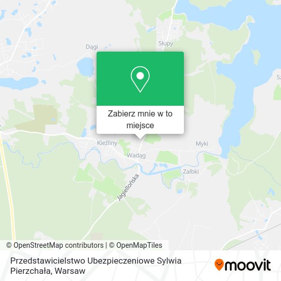 Mapa Przedstawicielstwo Ubezpieczeniowe Sylwia Pierzchała