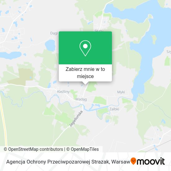 Mapa Agencja Ochrony Przeciwpozarowej Strazak