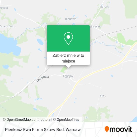 Mapa Pieńkosz Ewa Firma Sztew Bud