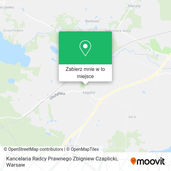 Mapa Kancelaria Radcy Prawnego Zbigniew Czaplicki