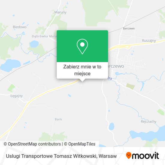 Mapa Uslugi Transportowe Tomasz Witkowski