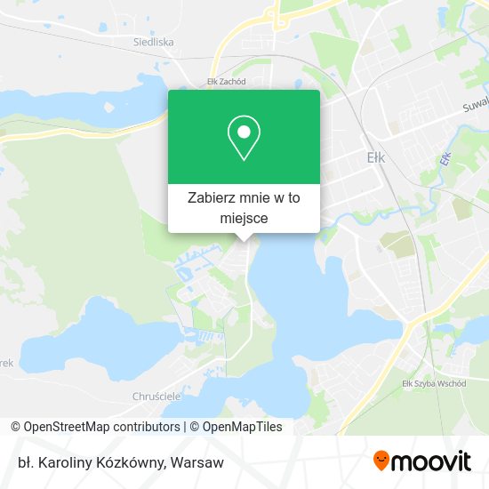 Mapa bł. Karoliny Kózkówny