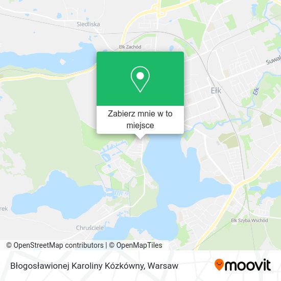 Mapa Błogosławionej Karoliny Kózkówny