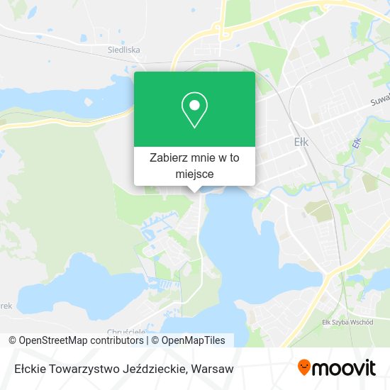 Mapa Ełckie Towarzystwo Jeździeckie