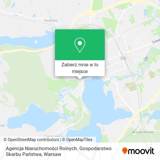 Mapa Agencja Nieruchomości Rolnych. Gospodarstwo Skarbu Państwa