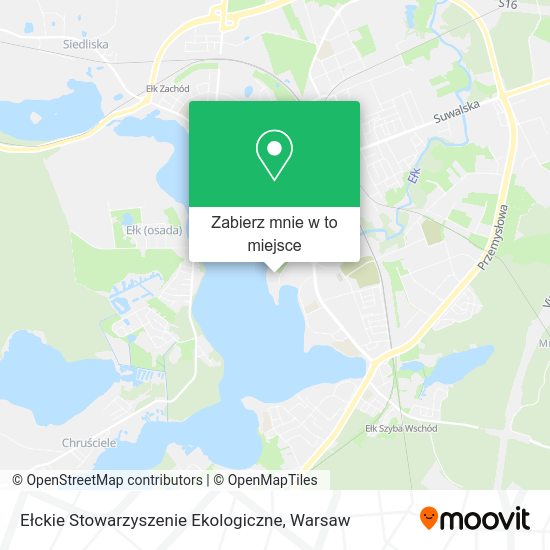 Mapa Ełckie Stowarzyszenie Ekologiczne