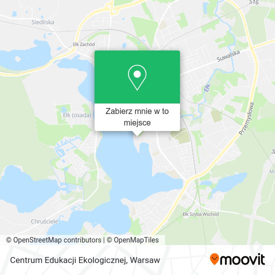 Mapa Centrum Edukacji Ekologicznej