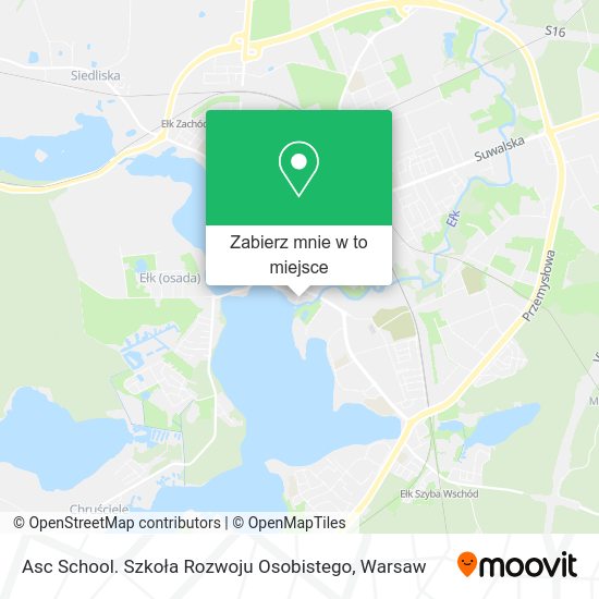 Mapa Asc School. Szkoła Rozwoju Osobistego