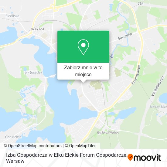 Mapa Izba Gospodarcza w Ełku Ełckie Forum Gospodarcze