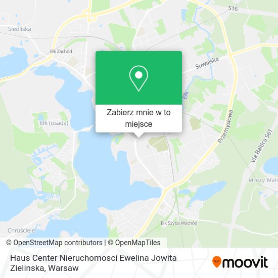 Mapa Haus Center Nieruchomosci Ewelina Jowita Zielinska