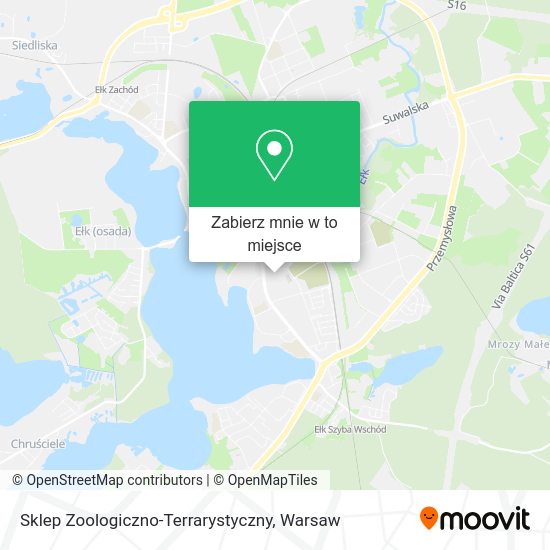 Mapa Sklep Zoologiczno-Terrarystyczny