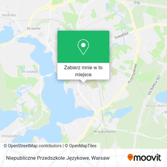 Mapa Niepubliczne Przedszkole Językowe