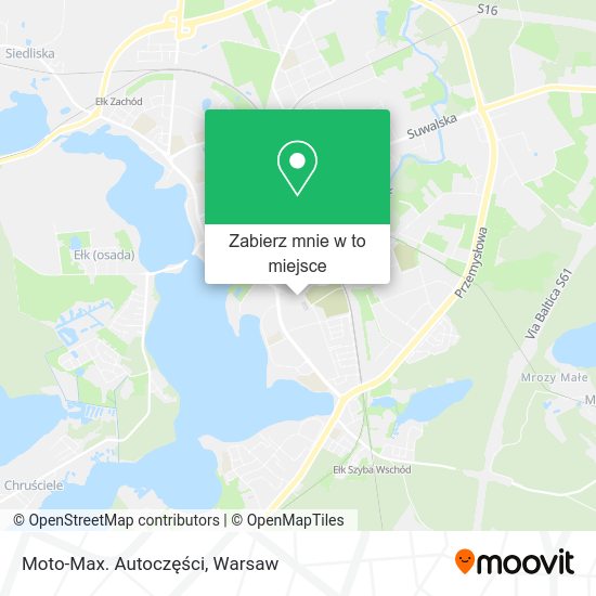 Mapa Moto-Max. Autoczęści