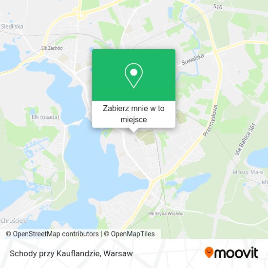 Mapa Schody przy Kauflandzie