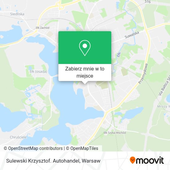 Mapa Sulewski Krzysztof. Autohandel