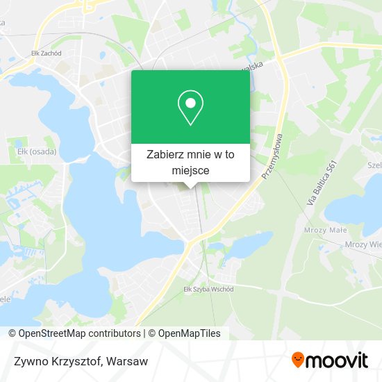 Mapa Zywno Krzysztof