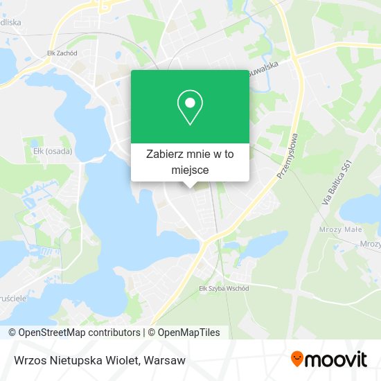 Mapa Wrzos Nietupska Wiolet