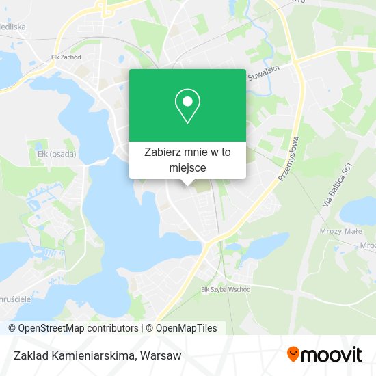 Mapa Zaklad Kamieniarskima