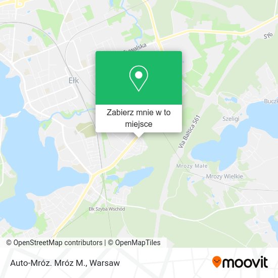 Mapa Auto-Mróz. Mróz M.