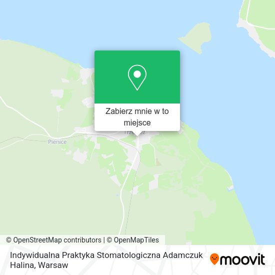 Mapa Indywidualna Praktyka Stomatologiczna Adamczuk Halina