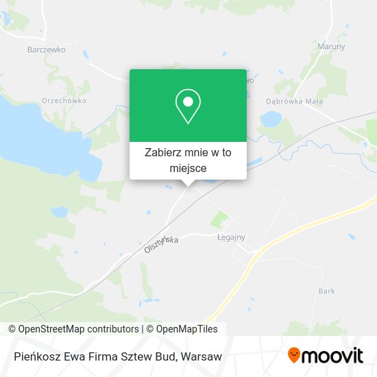 Mapa Pieńkosz Ewa Firma Sztew Bud