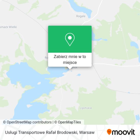 Mapa Usługi Transportowe Rafał Brodowski