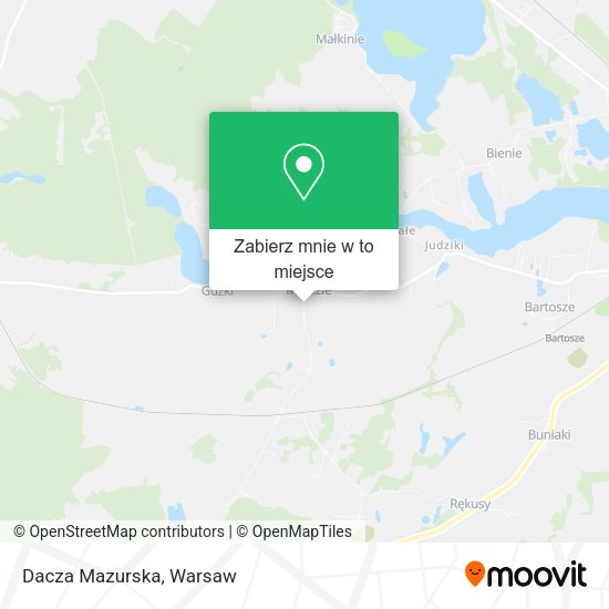 Mapa Dacza Mazurska