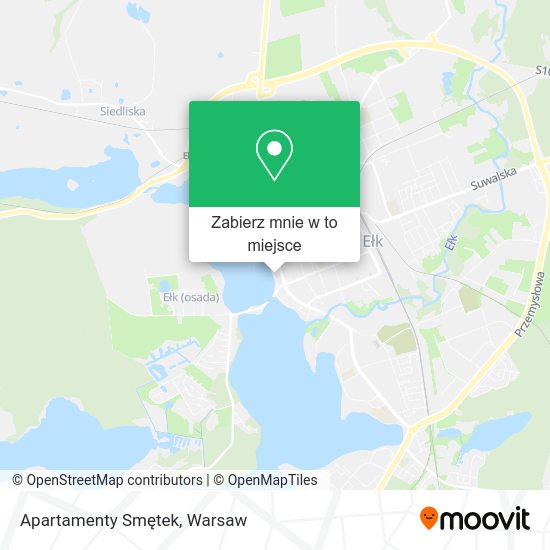 Mapa Apartamenty Smętek