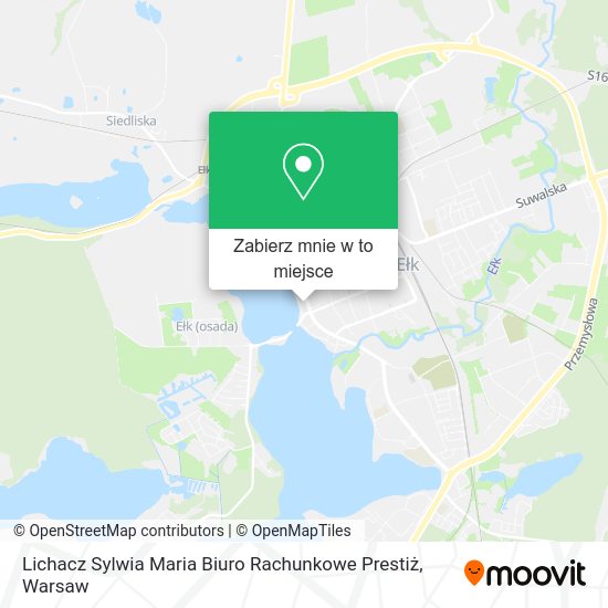 Mapa Lichacz Sylwia Maria Biuro Rachunkowe Prestiż