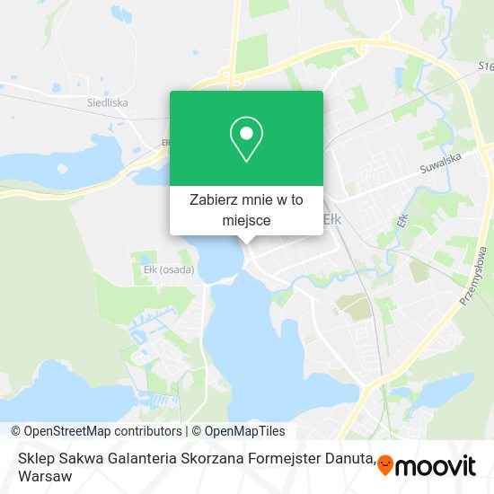 Mapa Sklep Sakwa Galanteria Skorzana Formejster Danuta