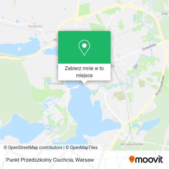 Mapa Punkt Przedszkolny Ciuchcia