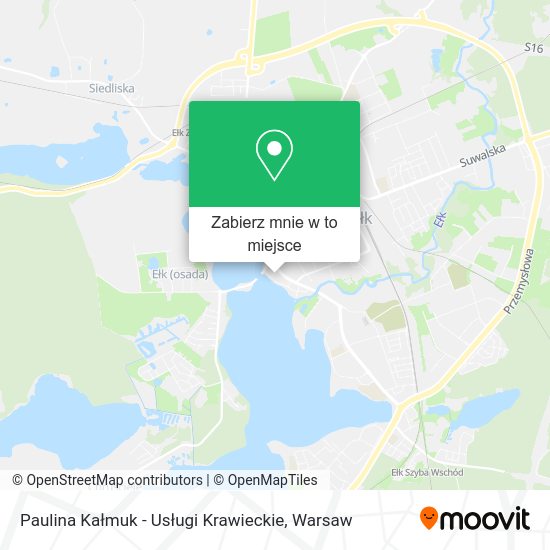 Mapa Paulina Kałmuk - Usługi Krawieckie