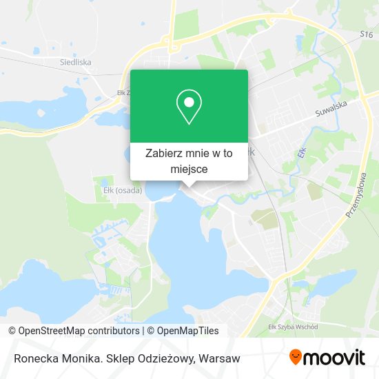 Mapa Ronecka Monika. Sklep Odzieżowy