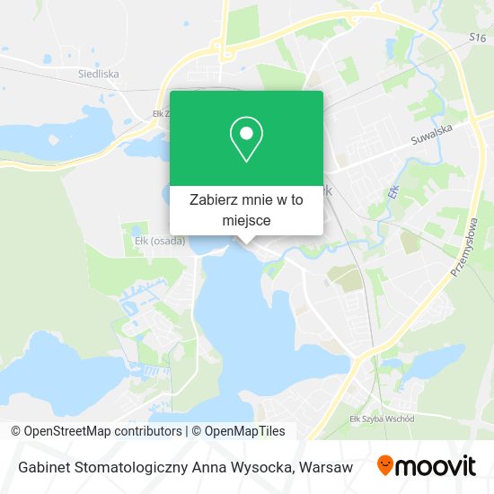 Mapa Gabinet Stomatologiczny Anna Wysocka