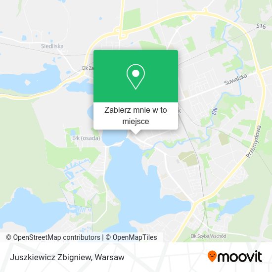 Mapa Juszkiewicz Zbigniew