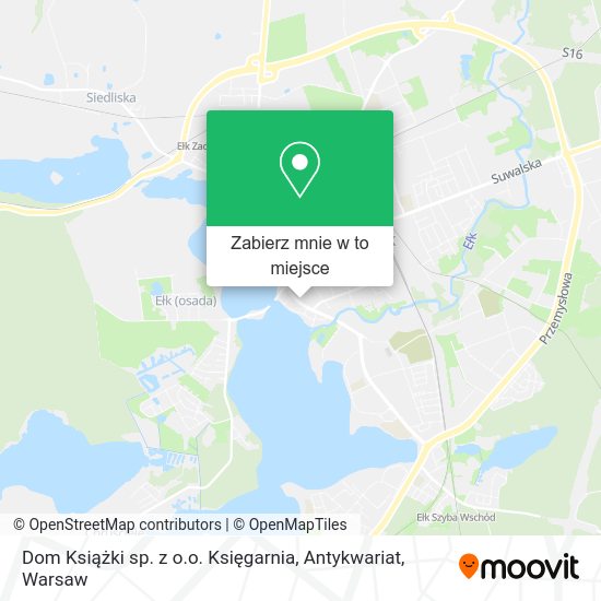 Mapa Dom Książki sp. z o.o. Księgarnia, Antykwariat