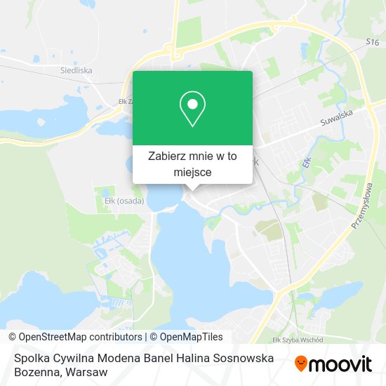 Mapa Spolka Cywilna Modena Banel Halina Sosnowska Bozenna