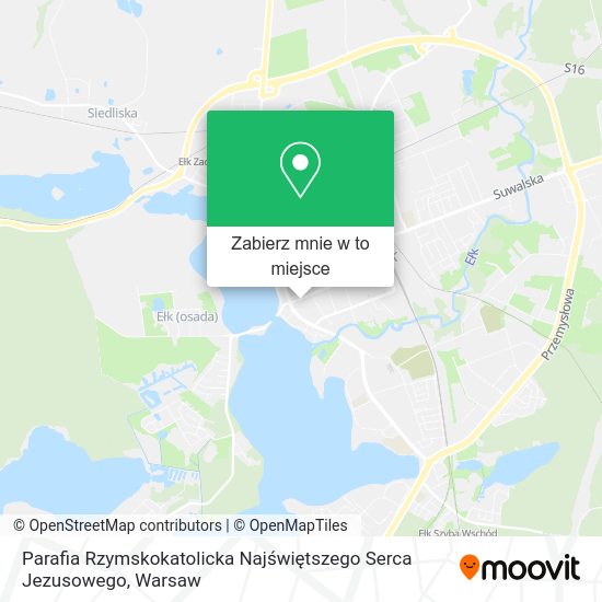 Mapa Parafia Rzymskokatolicka Najświętszego Serca Jezusowego