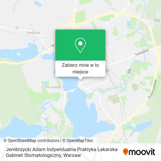 Mapa Jembrzycki Adam Indywidualna Praktyka Lekarska Gabinet Stomatologiczny