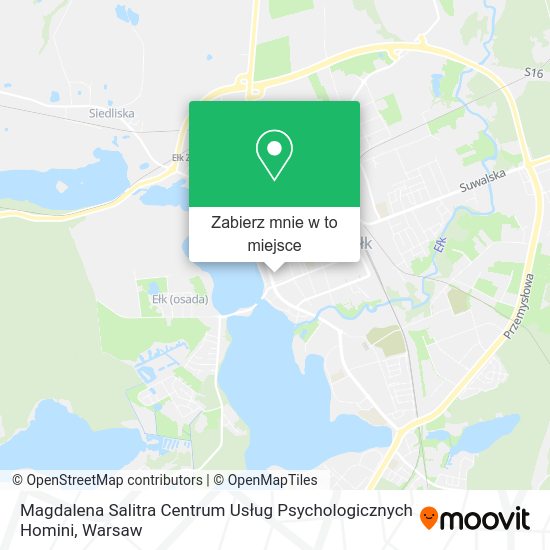 Mapa Magdalena Salitra Centrum Usług Psychologicznych Homini