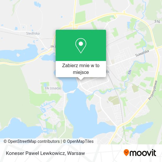 Mapa Koneser Paweł Lewkowicz