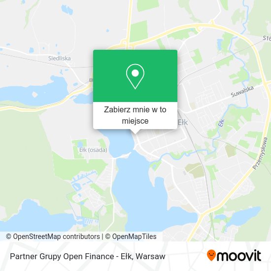 Mapa Partner Grupy Open Finance - Ełk