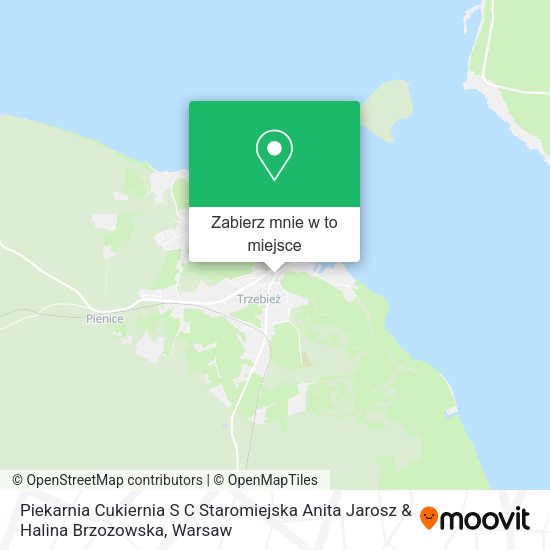 Mapa Piekarnia Cukiernia S C Staromiejska Anita Jarosz & Halina Brzozowska