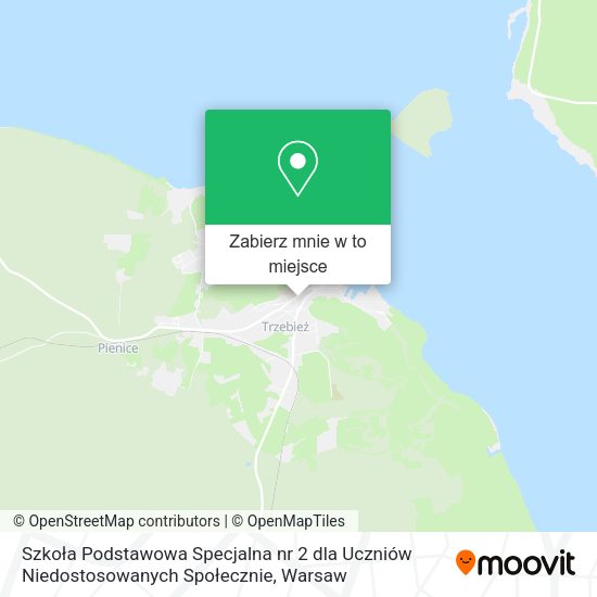 Mapa Szkoła Podstawowa Specjalna nr 2 dla Uczniów Niedostosowanych Społecznie