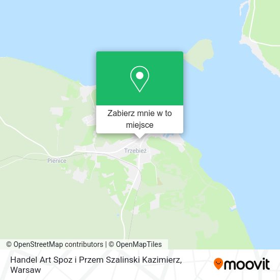 Mapa Handel Art Spoz i Przem Szalinski Kazimierz