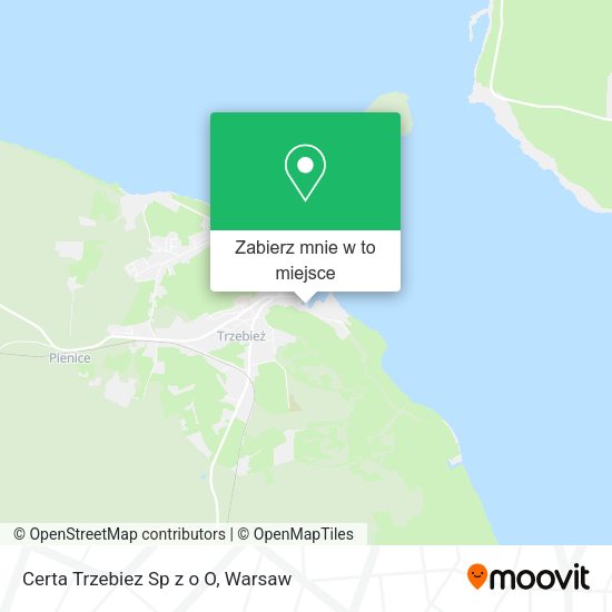 Mapa Certa Trzebiez Sp z o O