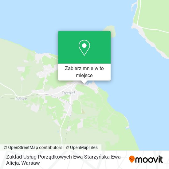 Mapa Zakład Usług Porządkowych Ewa Starzyńska Ewa Alicja