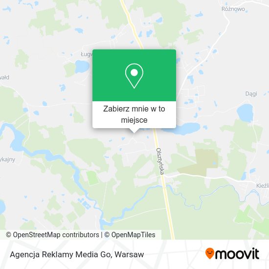 Mapa Agencja Reklamy Media Go