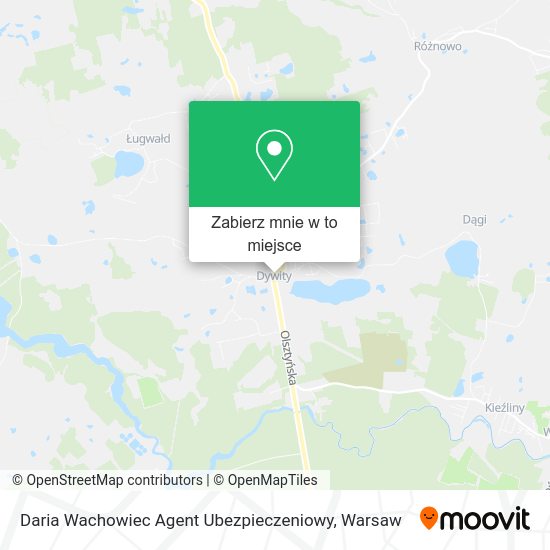 Mapa Daria Wachowiec Agent Ubezpieczeniowy