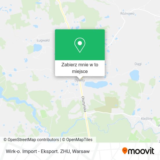 Mapa Wirk-o. Import - Eksport. ZHU